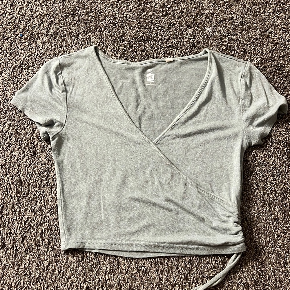 cross top with tie